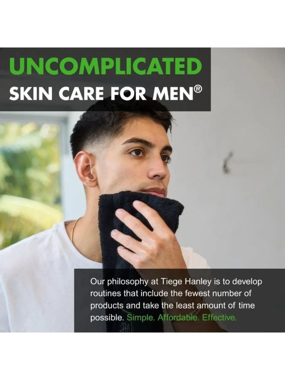 Essential Men's Skincare Set - 30-Day 4-Piece Kit for Healthy Skin & Grooming